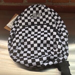 Vans Checkered Black and White Mini Backpack